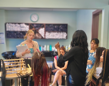 brantford hair school near me guest speaker seminar demonstrations high quality education on hair extensions 