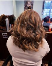 colour correction cowboy copper warm hair fall trend balayage highlights brown blonde full dye affordable hair services near me brantford area stylist